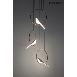 MOOSEE lampa wisząca BIRD DISC złota