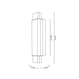 MOOSEE lampa ścienna TESORO złota