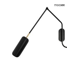 MOOSEE lampa ścienna TENTA czarna
