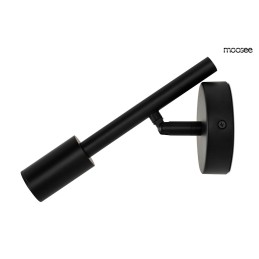 MOOSEE lampa ścienna PRISMA czarna