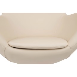 Fotel EGG SZEROKI PU beżowy King home - 5