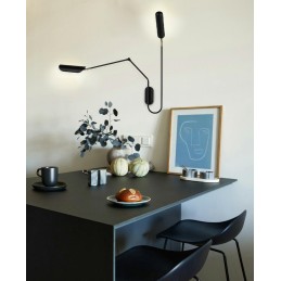 MOOSEE lampa ścienna TENTA czarna