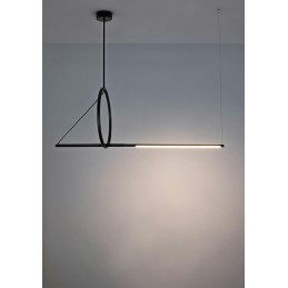 Lampa wisząca STICK - LED, metal, akryl