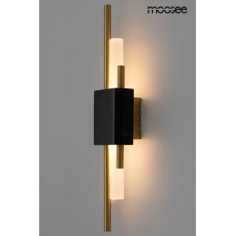 MOOSEE lampa ścienna EVANS czarna / złota