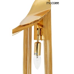 MOOSEE lampa ścienna LAMBADA łańcuszki złota