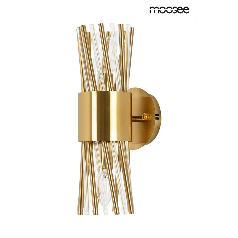 MOOSEE lampa ścienna LORENZO złota