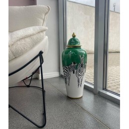 KARE słoik dekoracyjny ZEBRAS 63cm