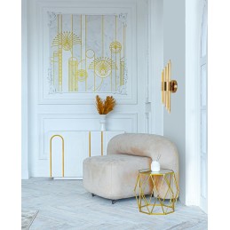 MOOSEE lampa ścienna AMADEO złota