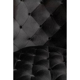 Fotel LORD złoty / czarny