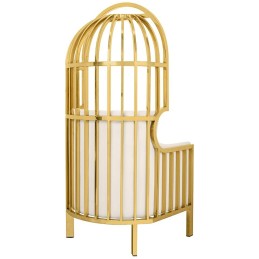 Fotel LORD złoty / beżowy