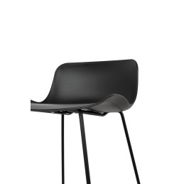 Krzesło barowe COMA 66 czarne