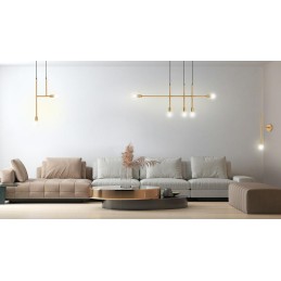 MOOSEE lampa wisząca RIVA 2 złota