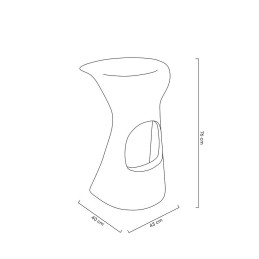 Krzesło barowe CAMINO 70 czarne