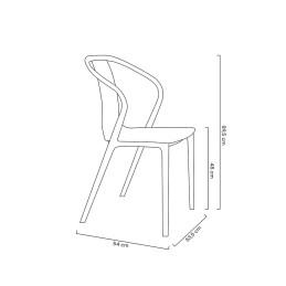 Krzesło VINCENT WOOD orzech