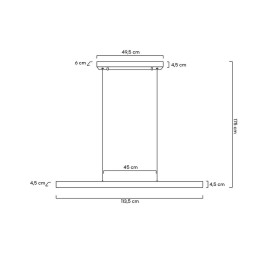 MOOSEE lampa wisząca LINER czarna
