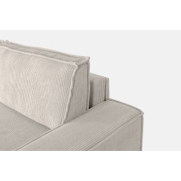 Narożnik PILLOW z funkcją spania jasny szary