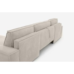 Narożnik PILLOW z funkcją spania jasny szary