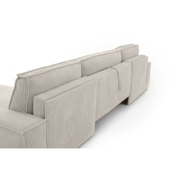 Narożnik PILLOW z funkcją spania jasny szary