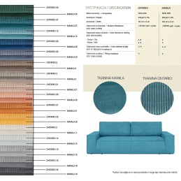 Sofa PILLOW z funkcją spania jasny szary