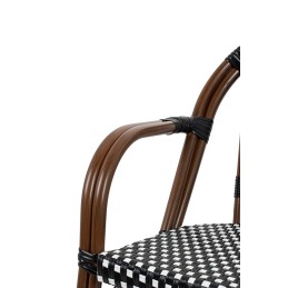 Krzesło CAFE PARIS brązowe rattan