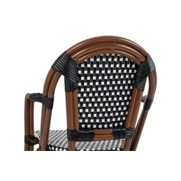 Krzesło CAFE PARIS brązowe rattan