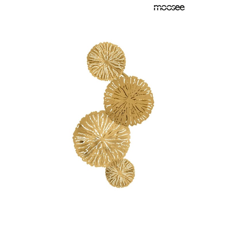 MOOSEE lampa ścienna LIRIO 4 złota