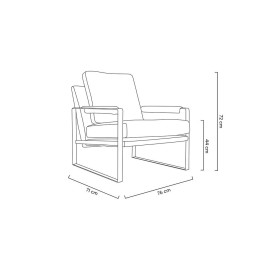 Fotel CAPITAN czarny PU