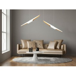 MOOSEE lampa wisząca CONTEO biała