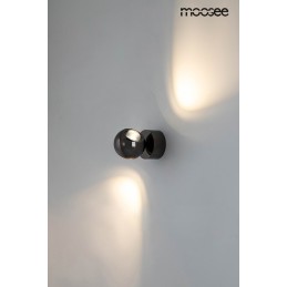 MOOSEE lampa ścienna EOS czarny chrom