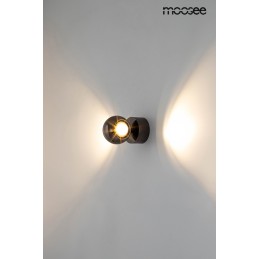 MOOSEE lampa ścienna EOS czarny chrom