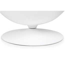 Fotel OVALIA biało-czarny - włókno szklane