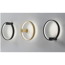 MOOSEE lampa ścienna CIRCLE WALL złota