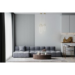 MOOSEE lampa wisząca PUZO S złota