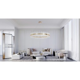 MOOSEE lampa wisząca FLORENS 120 złota