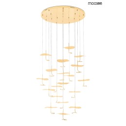 MOOSEE lampa wisząca LEAFS DISC złota