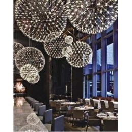 MOOSEE lampa wisząca STELLAR 90 srebrna