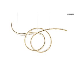 MOOSEE lampa wisząca WAVE 120 złota